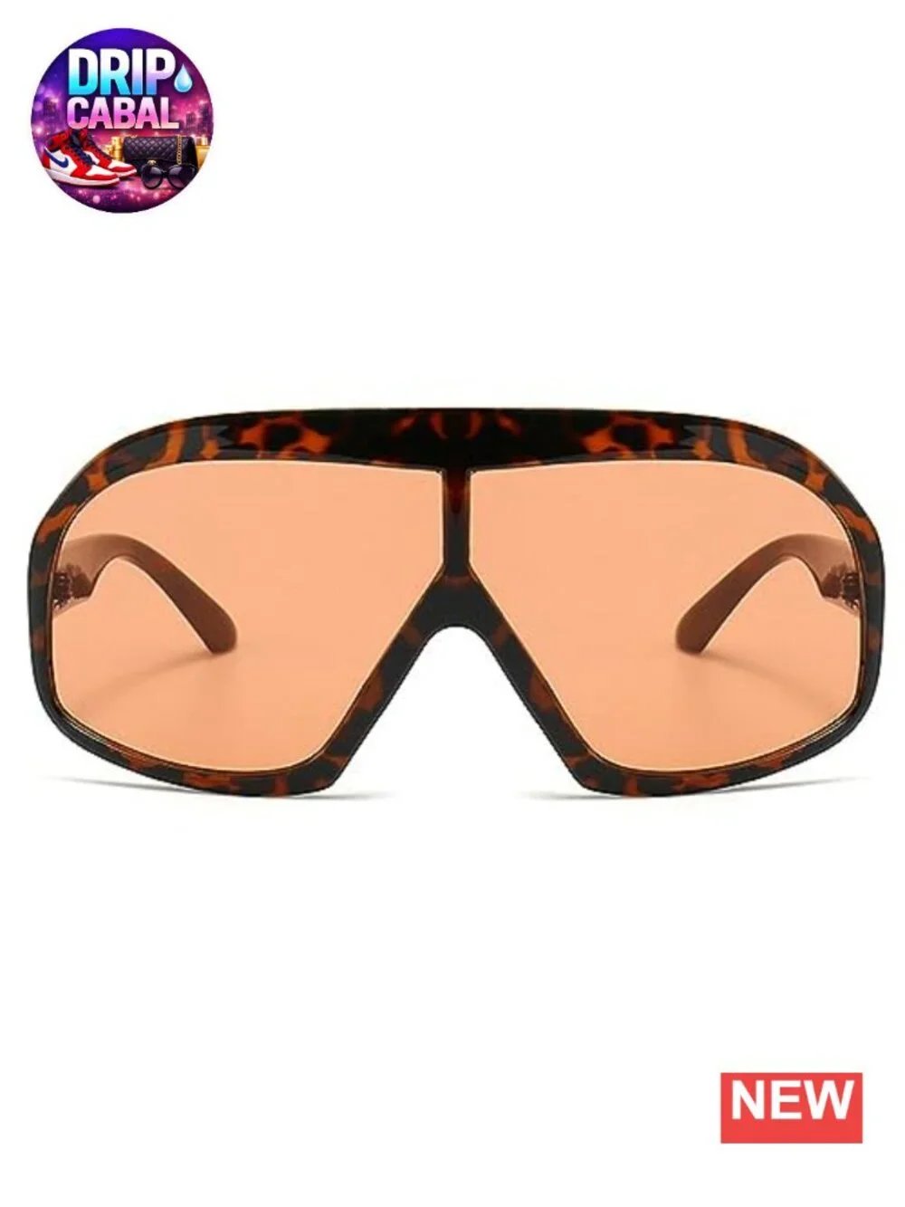Oversized Square Sunglasses for Women Men UV400 Shield Shades
